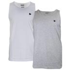 Donnay Donnay Heren - 2-Pack - Singlet James - Wit &, Kleding | Heren, Verzenden, Nieuw
