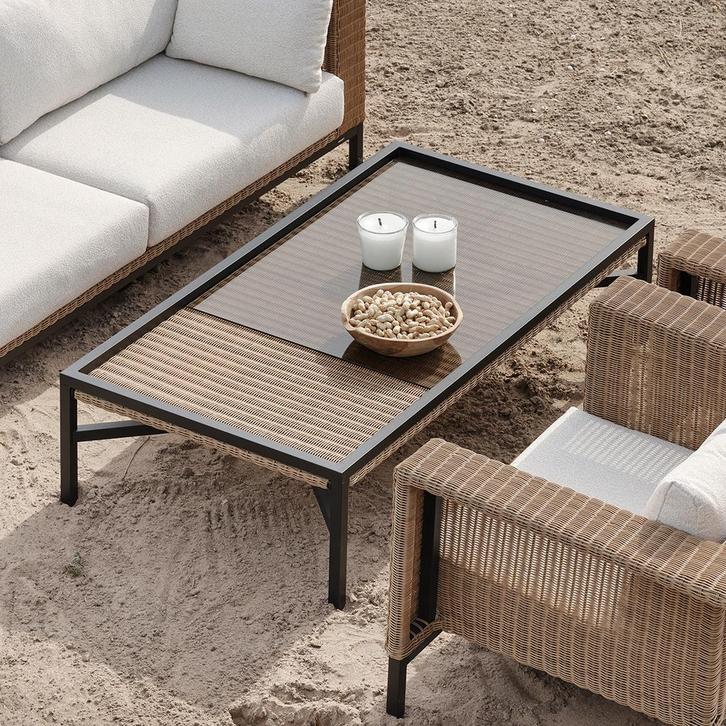 *WOONWINKEL* Brafab Shell Rotan Loungeset Tafel Aluminium, Tuin en Terras, Tuinsets en Loungesets, Nieuw, Verzenden