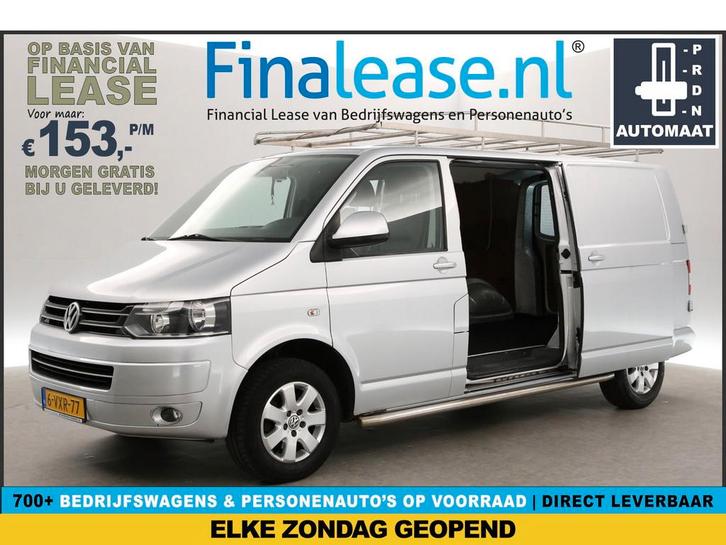 Volkswagen Transporter 2.0 TDI 141PK Automaat L2H1 Airco PDC, Auto's, Bestelauto's, Lease, Automaat, Diesel, Volkswagen, Zilver of Grijs