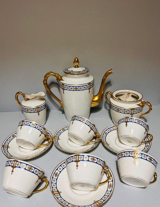 Chabrol Frères & Poirier (C.F.&P.) - Koffie- en theeservies, Antiek en Kunst, Antiek | Glas en Kristal