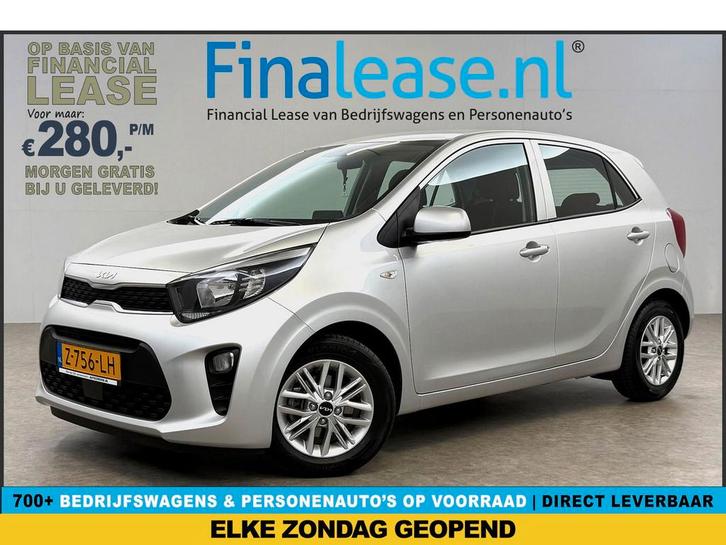 Kia Picanto 1.0 DPi DynamicLine Camera Carplay Airco Cruise, Auto's, Kia, Lease, Handgeschakeld, Overige carrosserieën, Benzine