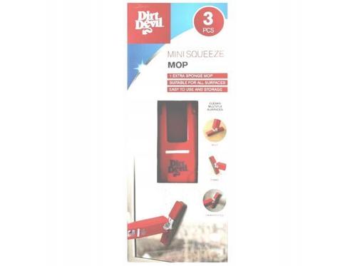 Veiling - 2x Dirt Devil Mini Squeeze mop + 2 sponsen voor gl, Huis en Inrichting, Schoonmaakartikelen