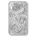 Perth Mint - Rectangle Dragon 1 oz 2024 - zilver muntbaar, Verzenden, Losse munt, Zilver