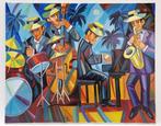 Elena Khmeleva - Jazz evening. Large. Œuvre originale, fait
