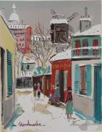 Maurice Utrillo (1883-1955) - Montmartre : le Moulin de la, Antiek en Kunst, Antiek | Overige Antiek