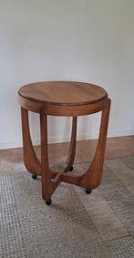 Amsterdamse School - Bijzettafel - Hout eiken - met zwarte