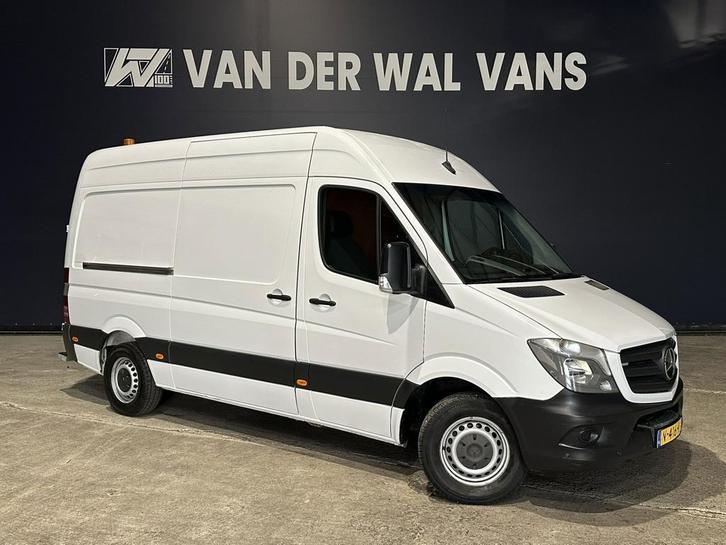 Zakelijke Lease |  Mercedes-Benz Sprinter 316 CDI 164pk L2H2, Auto's, Bestelauto's, Dealer onderhouden, Lease, Zwart, Handgeschakeld
