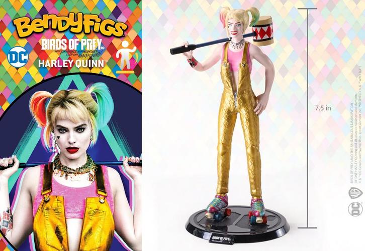 DC Comics Bendyfigs Bendable Figure Harley Quinn with Mallet, Verzamelen, Film en Tv, Nieuw, Ophalen of Verzenden