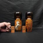 Uniek ontwerp Sosaku Kokeshi  / kokeshi-pop - Hout -, Antiek en Kunst, Curiosa en Brocante