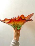 Vaas - Glas - Grote sierschaal van kunstglas, Murano-stijl