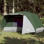 vidaXL Tent met luifel 4-persoons waterdicht groen, Verzenden, Nieuw, Tot en met 2