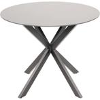 Crest tuintafel rond ø90cm, Ophalen of Verzenden, Nieuw, Zwart