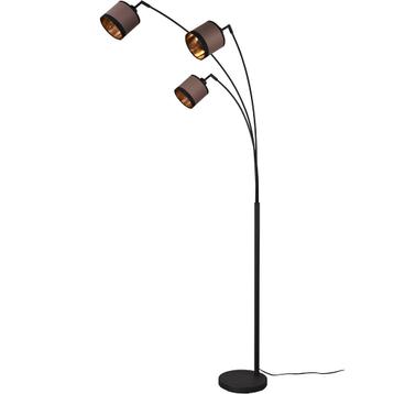 LED Vloerlamp - Trion Vamos - E14 Fitting - 3-lichts - Rond