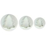 Wilton Plunger Cutter Kerstboom Set/3, Hobby en Vrije tijd, Verzenden, Nieuw
