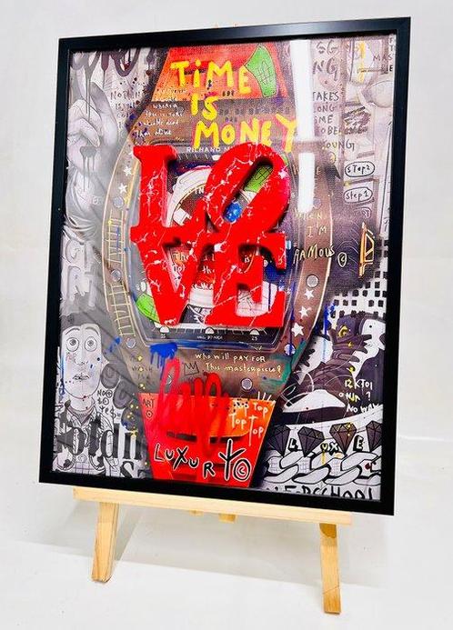 Vanessa Fodera (1981) - TIME IS MONEY, Antiek en Kunst, Kunst | Schilderijen | Modern