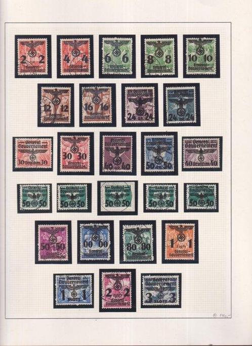 Generaal-gouvernement 1939/1945 - Verzameling op, Postzegels en Munten, Postzegels | Europa | Duitsland