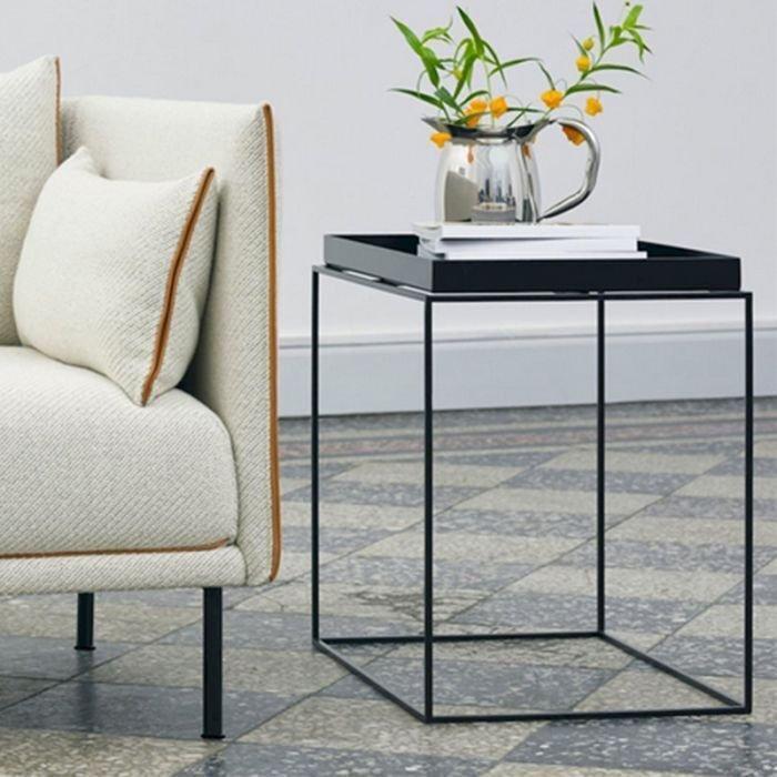 Hay - Nachtkastje - Hay Tray Tafel - Zwart - Staal - No, Antiek en Kunst, Kunst | Designobjecten
