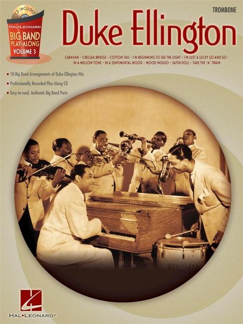 Big Band Play-Along Volume 3 Duke Ellington - Trombone, Muziek en Instrumenten, Bladmuziek, Trombone, Nieuw, Ophalen of Verzenden
