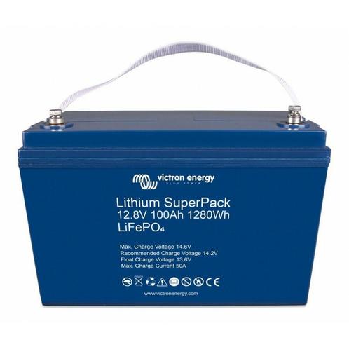 Victron Lithium Accu SuperPack 12,8V/100Ah (M8) hoge stroom, Auto-onderdelen, Accu's en Toebehoren, Ophalen of Verzenden