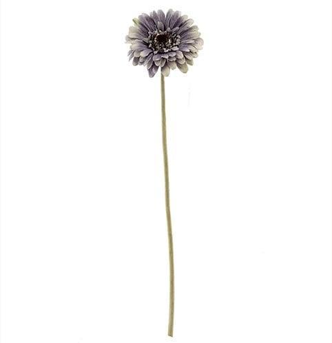 Gerbera 53 cm Lila Zijden bloemen / st, Huis en Inrichting, Woonaccessoires | Kunstplanten en Kunstbloemen, Nieuw, Ophalen of Verzenden