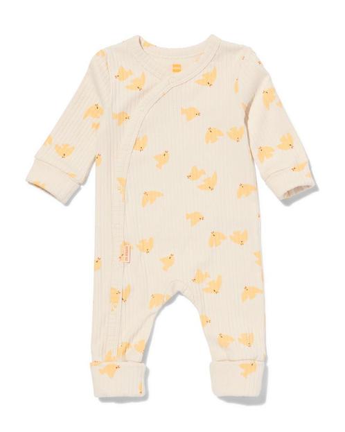 HEMA Newborn meegroei boxpakje rib bamboe met stretch vogels, Kinderen en Baby's, Babykleding | Overige, Nieuw, Verzenden