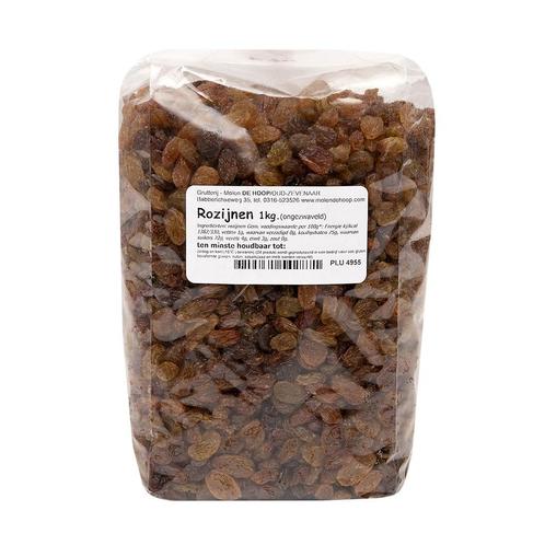 Molen de Hoop Rozijnen 1kg, Hobby en Vrije tijd, Taarten en Cupcakes maken, Nieuw, Verzenden