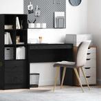vidaXL Bureau Zwart Eiken 90 x 40 x 76 cm, Huis en Inrichting, Bureaus, Verzenden, Nieuw