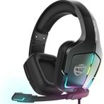 SoulBytes S12 RGB over-ear koptelefoons - gaming headset met, Huis en Inrichting, Zo goed als nieuw, Verzenden