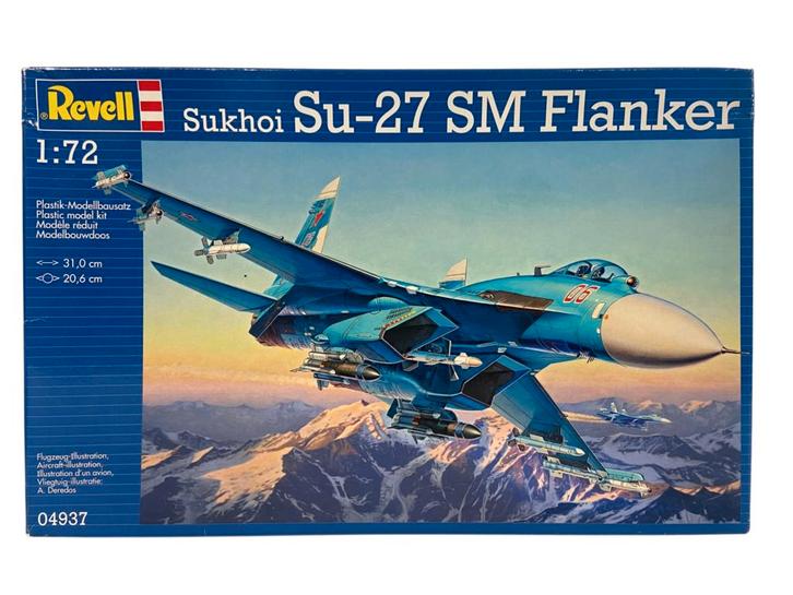 Sukhoi Su-27 SM Flanker, Hobby en Vrije tijd, Modelbouw | Vliegtuigen en Helikopters, Verzenden