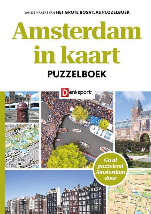 Het Amsterdam in kaart Puzzelboek 9789493361201, Boeken, Schoolboeken, Zo goed als nieuw, Verzenden