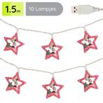 Kerstverlichting Ster met Sneeuwpop - 1.5m - 10 Lichtjes -, Diversen, Kerst, Verzenden, Nieuw