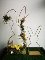 Metalen Frame Haas staand oor op voet Goud 50 cm, Hobby en Vrije tijd, Knutselen, Ophalen of Verzenden, Nieuw