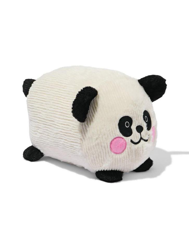 HEMA Knuffel 30cm panda ribbelstructuur 2+1 gratis, Kinderen en Baby's, Speelgoed | Knuffels en Pluche, Nieuw, Verzenden