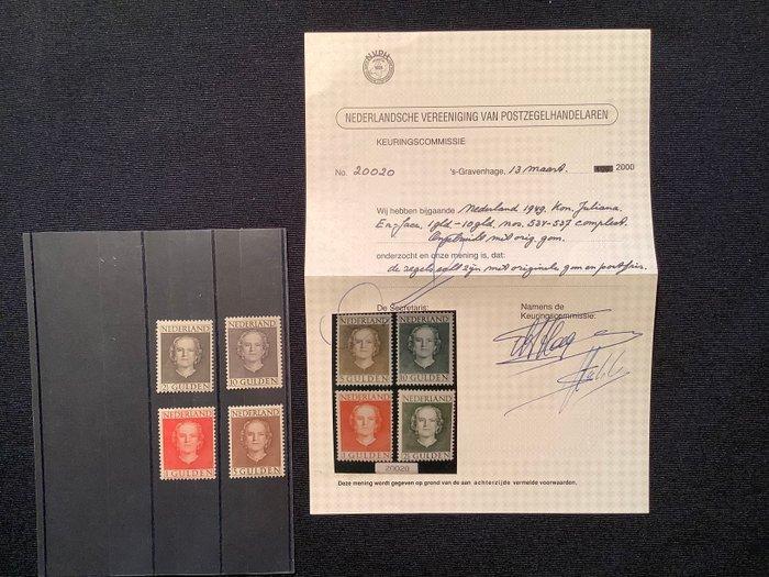 Nederland 1949/1949 - Postfris - Koningin Juliana - en face, Postzegels en Munten, Postzegels | Nederland