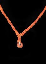 West-Aziatisch Oranje Hardsteen Kralenketting (Zonder