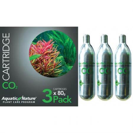 Aquatic Nature CO2 BOTTLE 80 gr. PACK 3 flessen, Dieren en Toebehoren, Vissen | Aquaria en Toebehoren, Ophalen of Verzenden