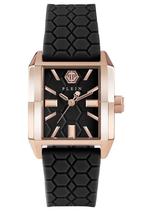 Philipp Plein PWMAA0222 Offshore Square dameshorloge 38 mm, Overige merken, Staal, Verzenden, Polshorloge