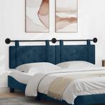 vidaXL Hangend Hoofdeinde Wandgemonteerd Blauw 170 x 55 x 5, Verzenden, Nieuw, Blauw, Stof