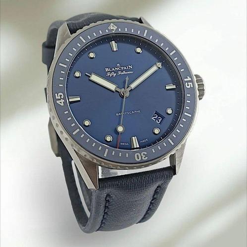 Blancpain - Fifty Fathoms Bathyscaphe - 5000-0240-052A -, Sieraden, Tassen en Uiterlijk, Horloges | Heren