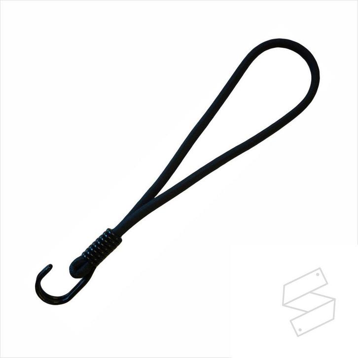 Spanner 8mm met dubbele spinhaak 25cm 80kg Zwart, Watersport en Boten, Accessoires en Onderhoud, Nieuw, Ophalen of Verzenden