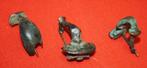 Oud-Romeins, Keizerrijk Brons, set van 3 Fibula (Zonder