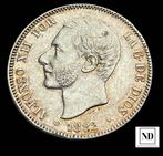 Spanje. Alfonso XII. 2 Pesetas 1882 - Madrid  (Zonder, Postzegels en Munten, Munten | Europa | Niet-Euromunten