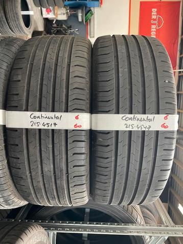 215-45-17 Continental Zomerbanden 6mm Incl Montage 215 45 17 beschikbaar voor biedingen