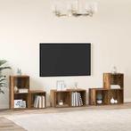 vidaXL TV-kast set 6 pcs Oud Hout 37 x 35 x 72 cm Bewerkt, Huis en Inrichting, Verzenden, Nieuw, Minder dan 50 cm, Minder dan 100 cm