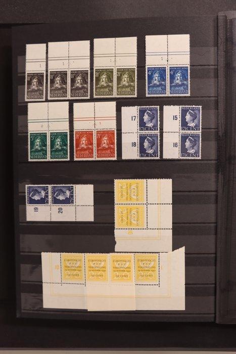 Nederland 1939/1975 - verzameling zegels met hoek- en, Postzegels en Munten, Postzegels | Nederland