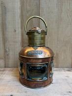 Decorative ships lamp - Messing, Koper, Glas, Antiek en Kunst
