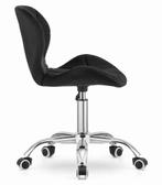 Bureaustoel AVOLA - ergonomisch - velour - zwart, Huis en Inrichting, Bureaustoelen, Ophalen of Verzenden, Nieuw
