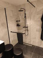 Showmodel inloppdouche 120cm mat zwart - 0005, Ophalen, Nieuw, Glas, Douche