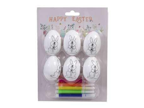 Actie knutselset eieren versieren - hobbypakket bunny, Hobby en Vrije tijd, Knutselen, Nieuw, Ophalen of Verzenden