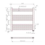 Designradiator Boss & Wessing Vertico Multirail 60x60 cm, Doe-het-zelf en Verbouw, Verwarming en Radiatoren, Ophalen of Verzenden
